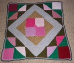 Knitted lap blanket 2