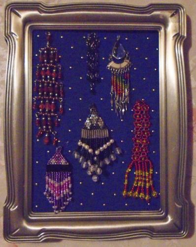 Beaded Earring Collage