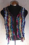 Ruffle yarn vest